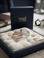 Elegant Micro-Pave Zirconia Eternity Band Rings