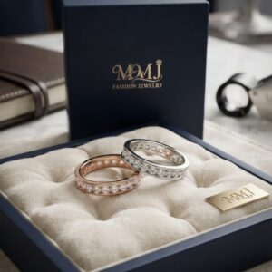 Elegant Micro-Pave Zirconia Eternity Band Rings