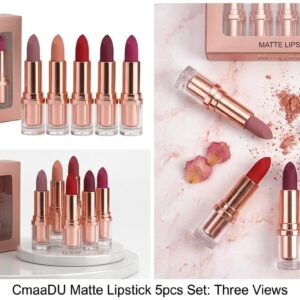 CmaaDU Matte Lipstick 5pcs Set